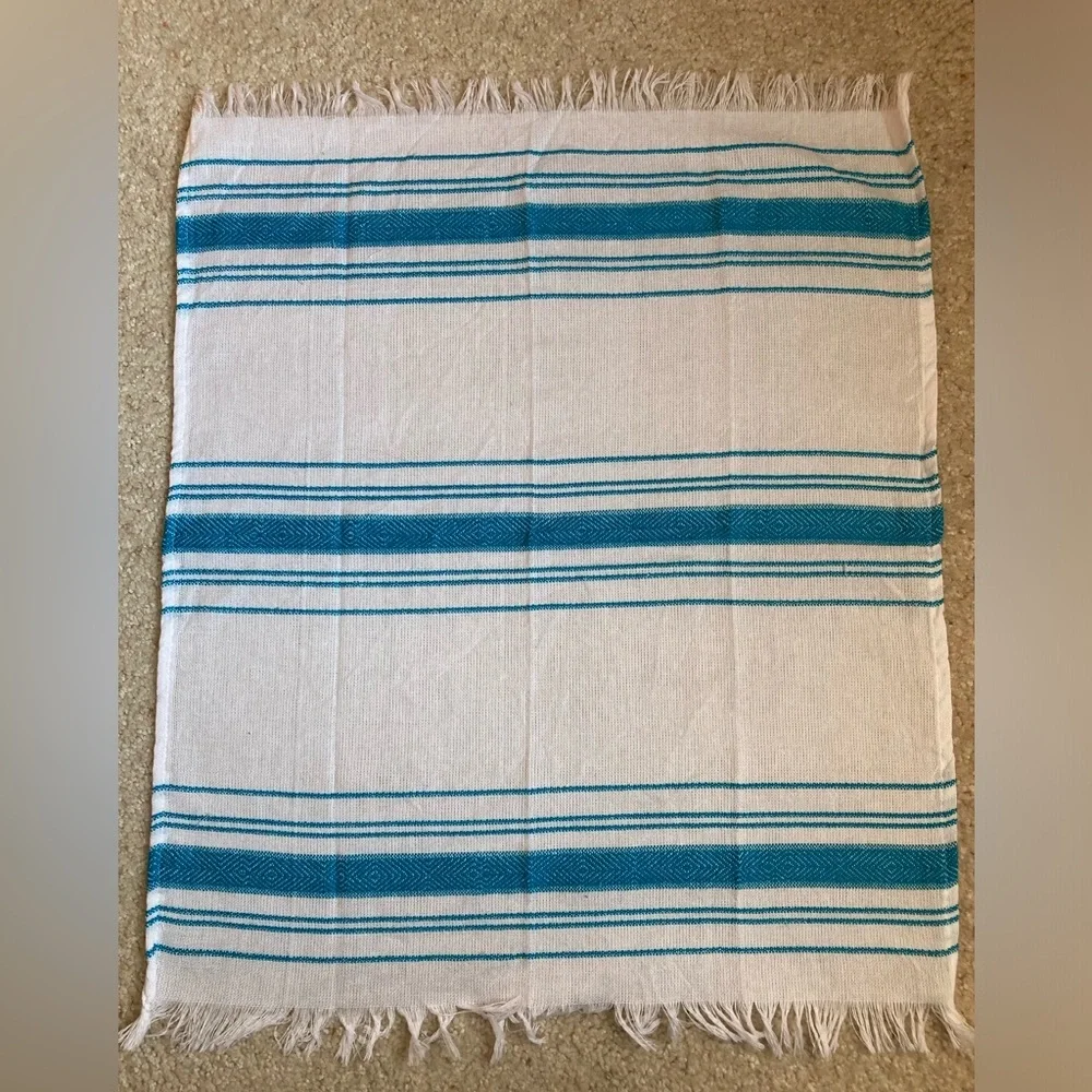 3/$20 Artisan Woven Mexican Tea Towel, Hand Towel, Boho Chic, Kitchen, Serape